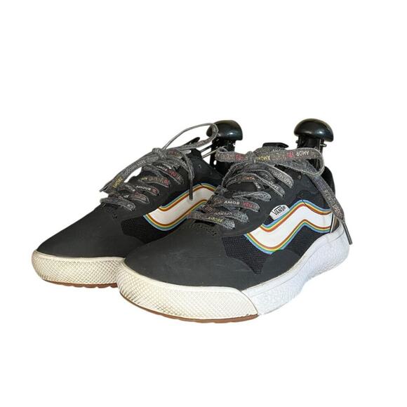 ***SOLD*** Vans UltraRange EXO "Pride" Skate Shoes Size 6.5 Black White Womens - Picture 2 of 6